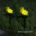 Frog Shaped Solar Resin Lamp